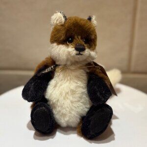 Charlie Bears Minimo Townend Fox Mohair Retired LE 1167/2000 Isabelle Lee Tagged